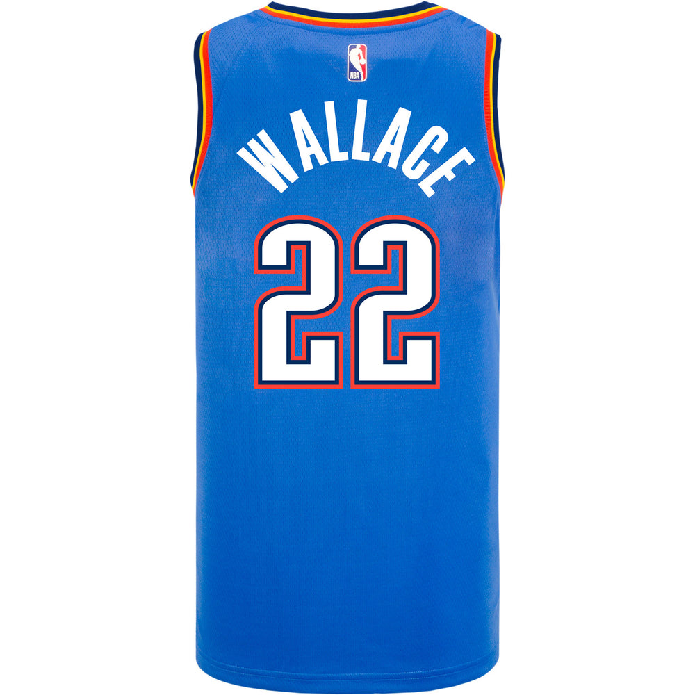 YOUTH OKLAHOMA CITY THUNDER CASON WALLACE ICON SWINGMAN JERSEY 2025-26