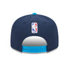 YOUTH 2025-26 CITY EDITION OKC THUNDER NEW ERA 950 SNAPBACK in Blue - Back View
