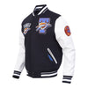 OKC Thunder 2025 NBA Champions Pro Standard Varsity Jacket - Front Left View