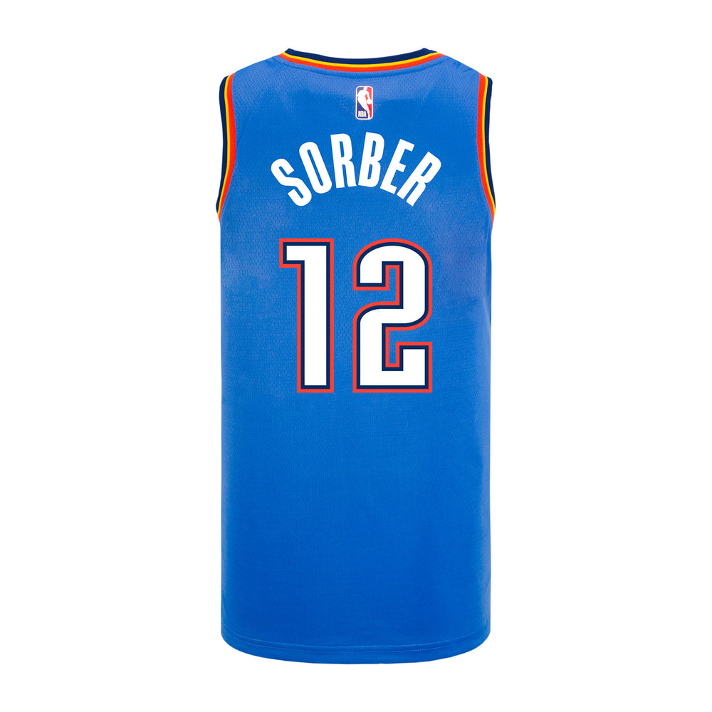OKLAHOMA CITY THUNDER THOMAS SORBER ICON SWINGMAN JERSEY - 2024-25