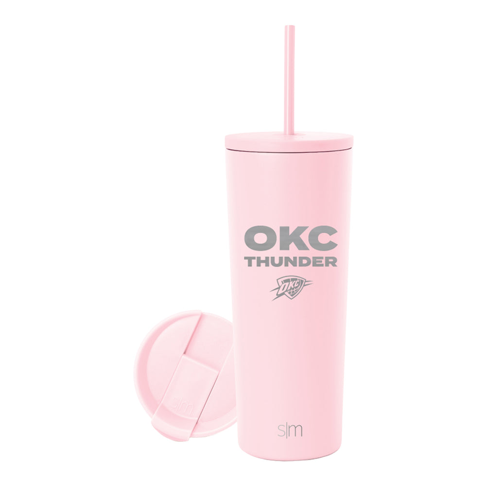 OKLAHOMA CITY THUNDER BLUSH 24 OZ CLASSIC TUMBLER