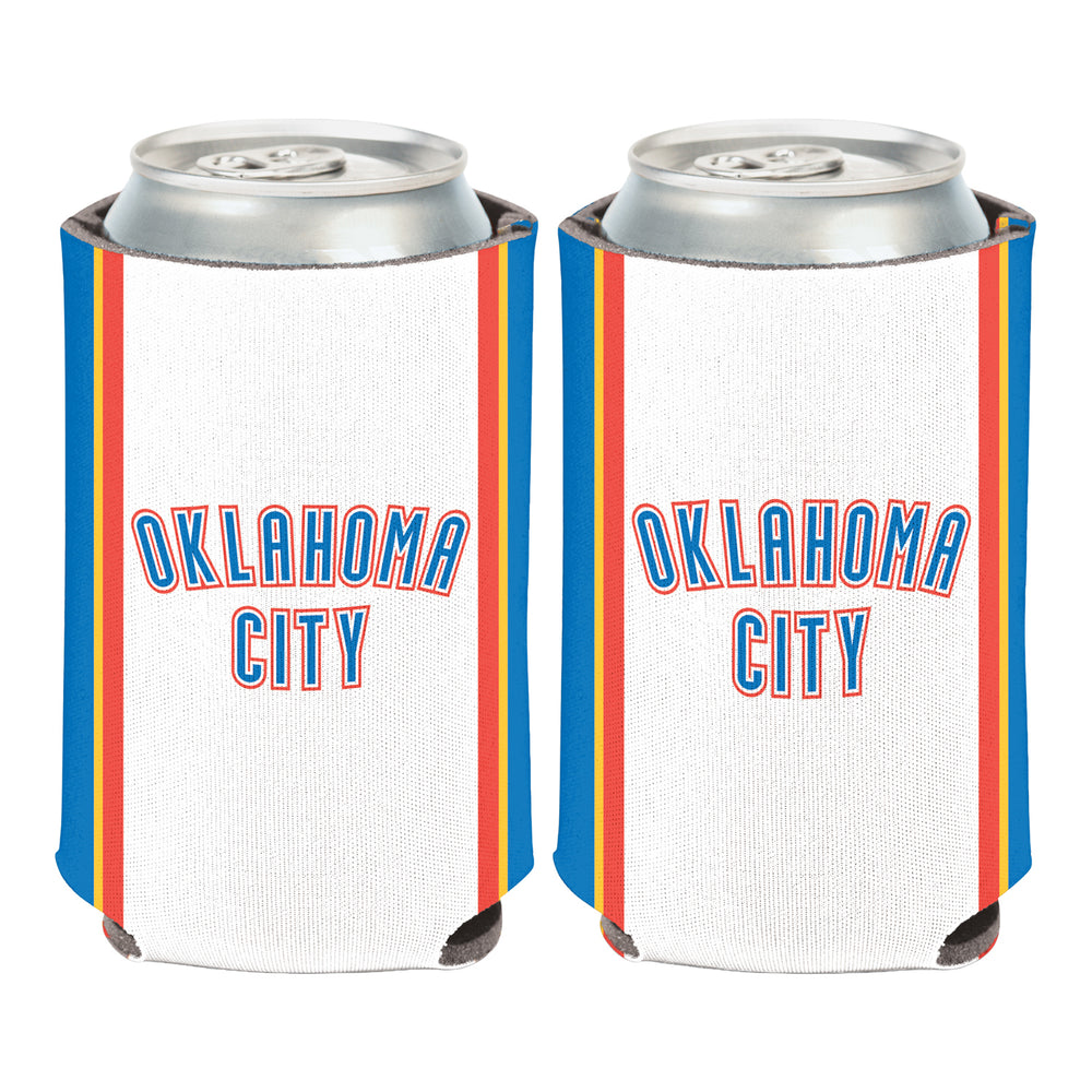 OKLAHOMA CITY THUNDER ASSOCIATION JERSEY 12 OZ CAN COOLER
