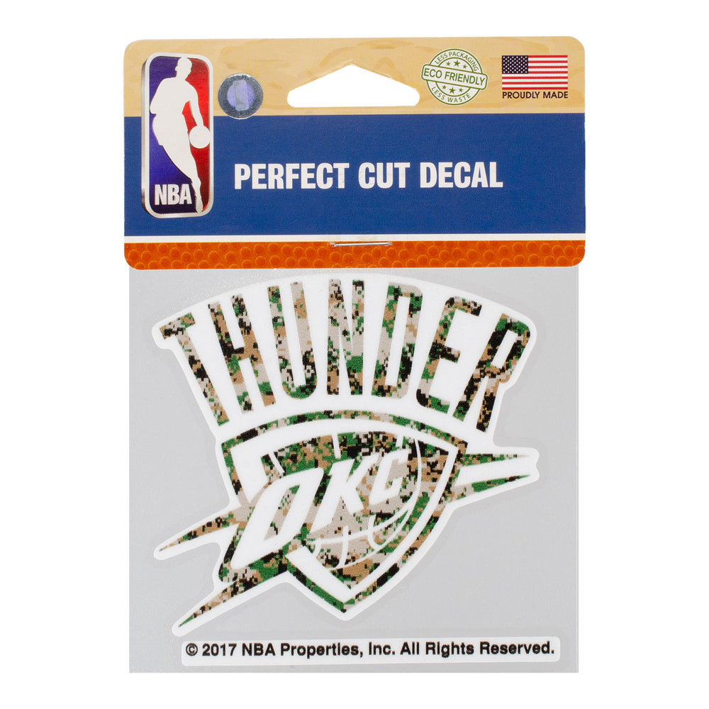 OKLAHOMA CITY THUNDER DIGI CAMO GLOBAL ICON DECAL