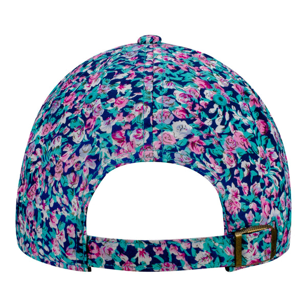 OKC THUNDER HELEN CLEAN UP HAT IN FLORAL - BACK VIEW