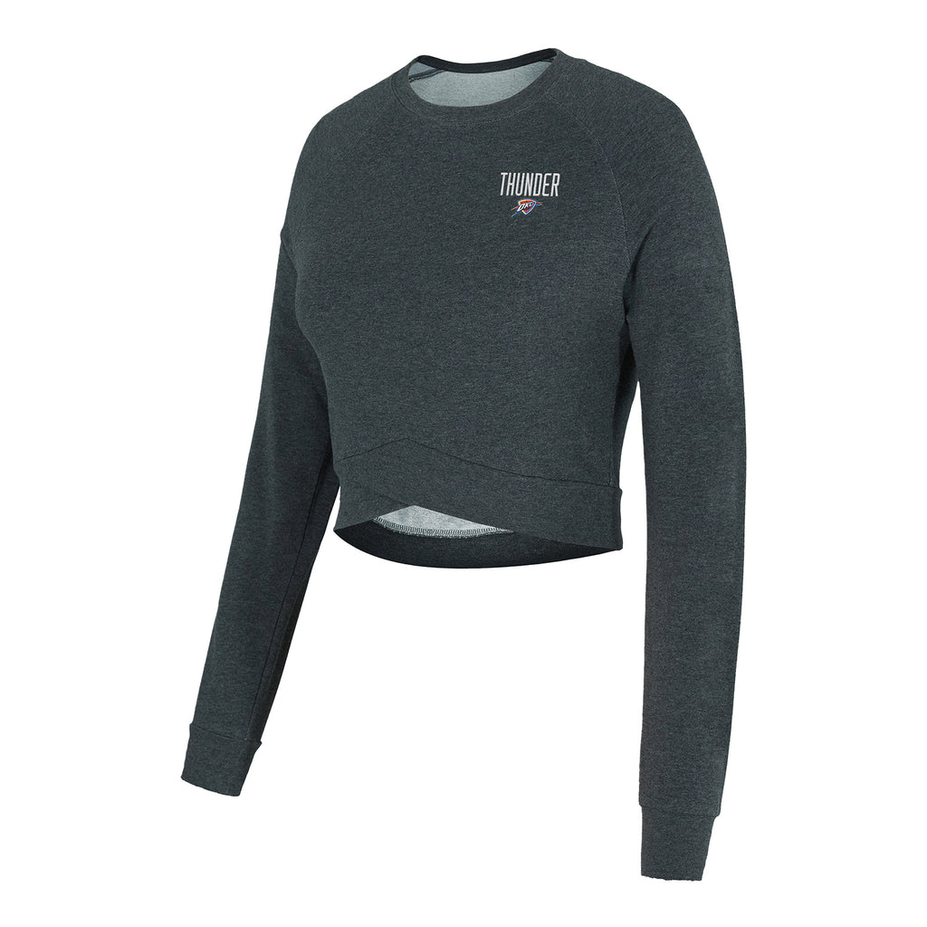 LADIES OKLAHOMA CITY THUNDER ELEVATION CROPPED CREWNECK