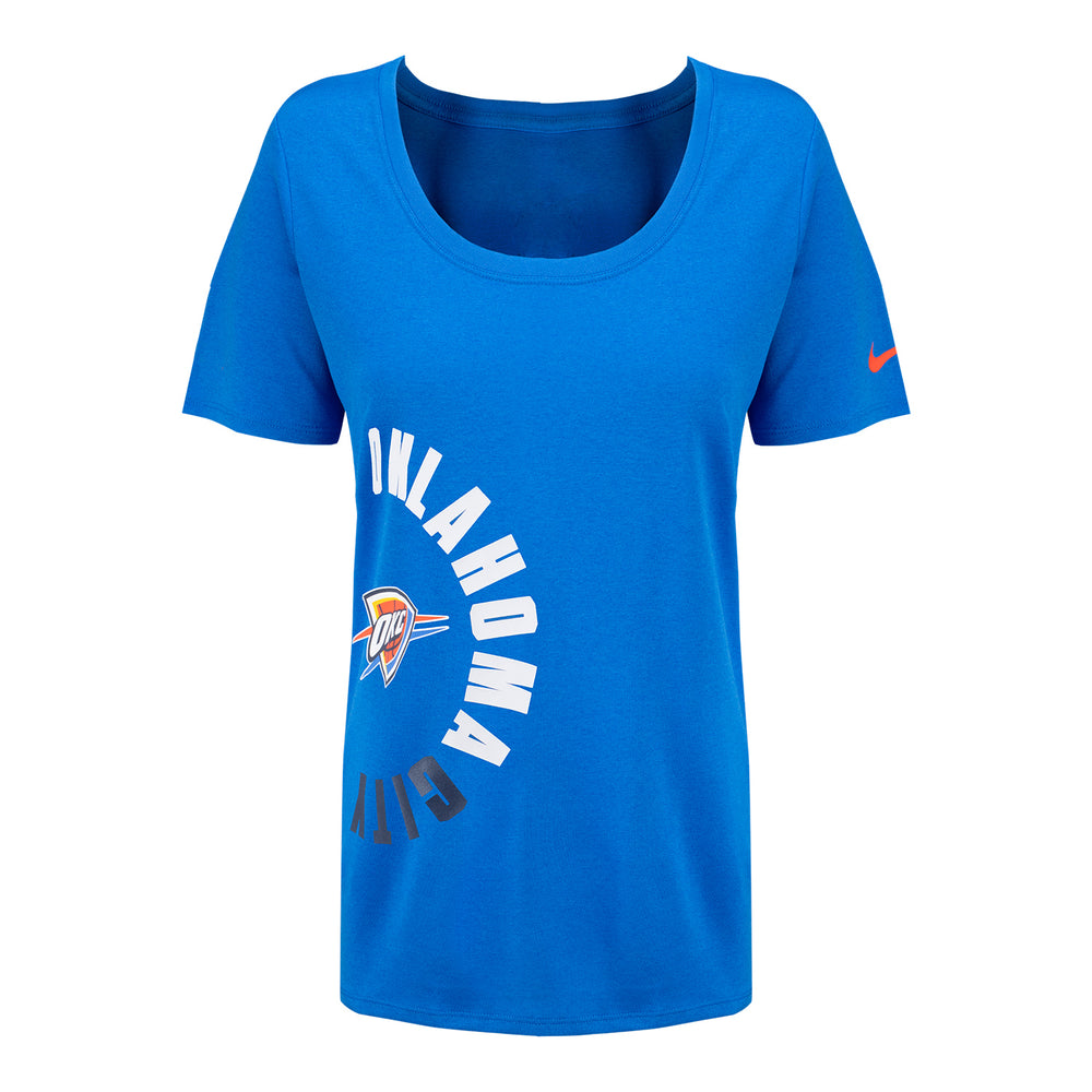 OKC THUNDER LADIES NIKE OFF CENTER T-SHIRT
