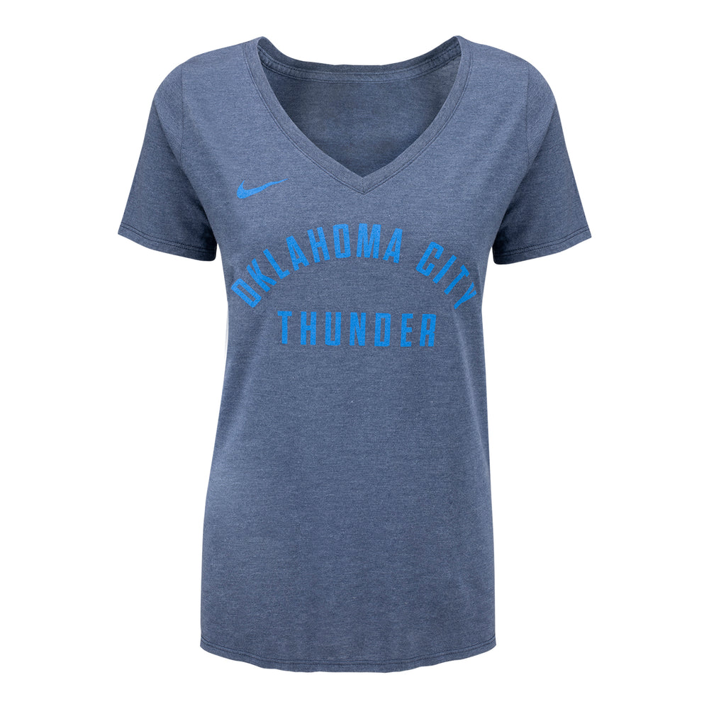 LADIES OKLAHOMA CITY THUNDER NIKE TRI-BLEND T-SHIRT