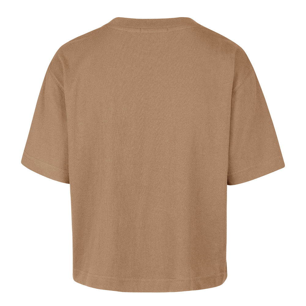 Ladies Oklahoma City Thunder Serena City T-Shirt in Brown - Back View