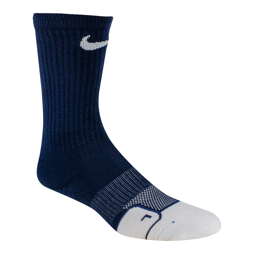 OKC THUNDER ELITE SOCKS IN BLACK - FRONT RIGHT VIEW