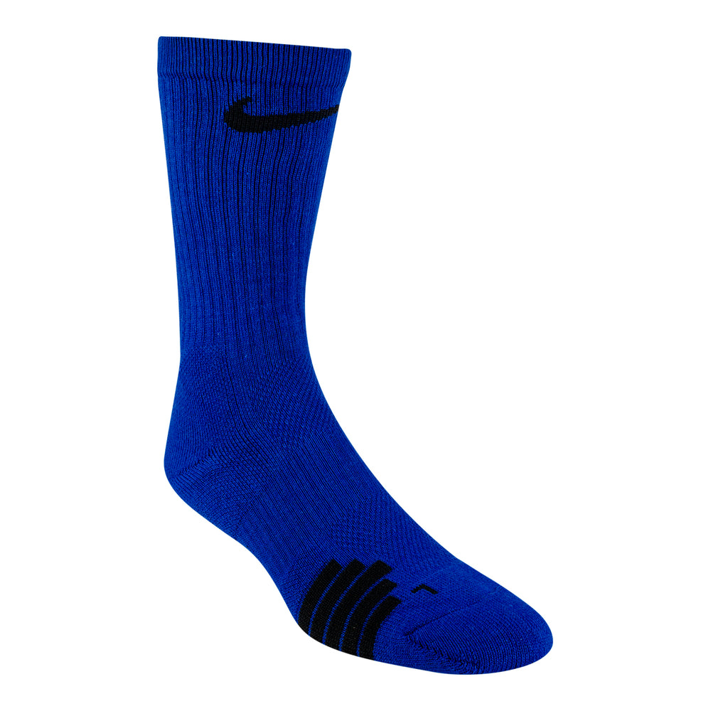 OKC THUNDER ELITE SOCKS IN BLUE - FRONT RIGHT VIEW