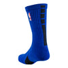 OKC THUNDER ELITE SOCKS IN BLUE - BACK VIEW