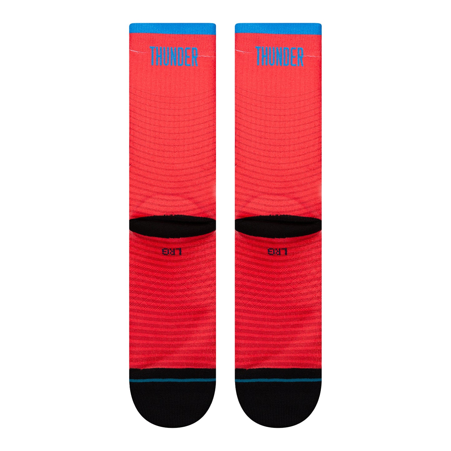 OKLAHOMA CITY THUNDER STATEMENT SOCKS in Orange - Back View