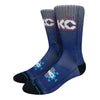 2025-26 OKLAHOMA CITY THUNDER STANCE CITY EDITION SOCKS in Blue - Front View