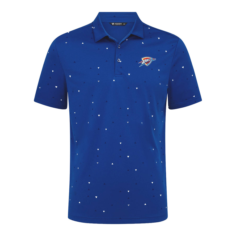 OKC THUNDER LEVELWEAR CONFETTI POLO