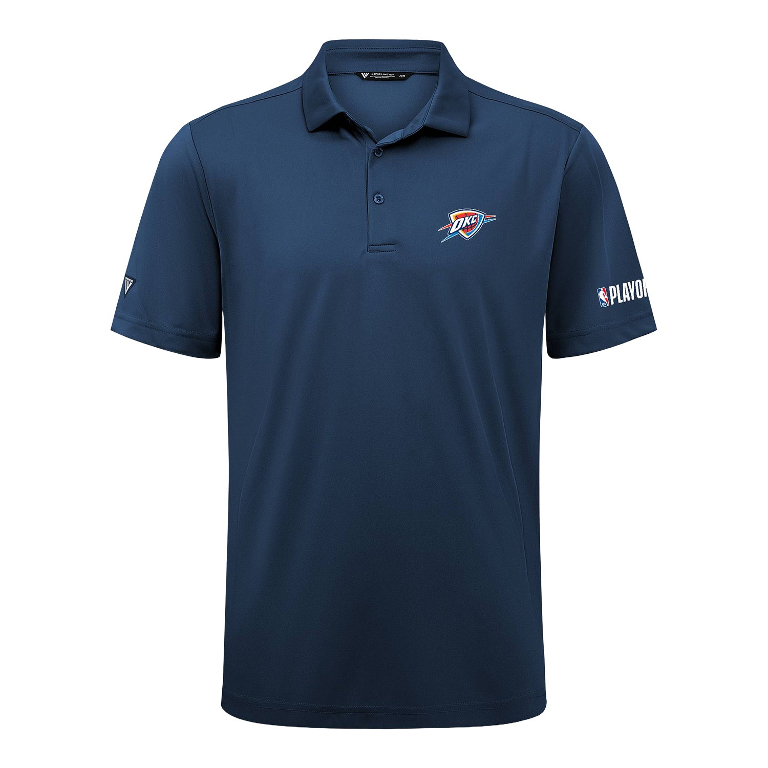 OKC Thunder Levelwear 2026 Playoffs Original Navy Polo – Official