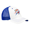 OKC THUNDER LOWDOWN CONTENDER HAT IN WHITE - FRONT RIGHT  VIEW