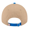 OKLAHOMA CITY THUNDER NEW ERA 2024 NBA DRAFT 920 ADJUSTABLE IN TAN - BACK VIEW