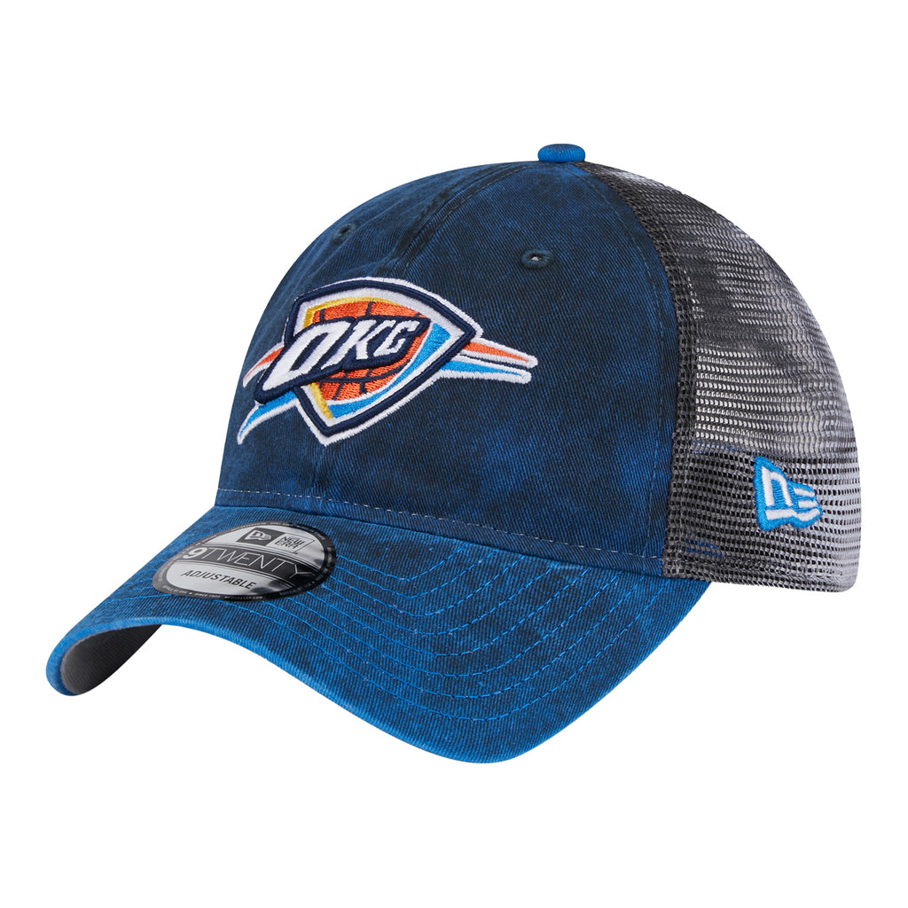 OKC THUNDER NEW ERA 920 OILED TRUCKER HAT Official OKC Thunder Shop