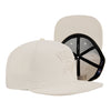 OKLAHOMA CITY THUNDER NEUTRAL SNAPBACK HAT IN WHITE - FRONT & UNDER VIEW