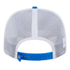 NEW ERA THUNDER SHIELD 970SS TRUCKER HAT in Blue - Back View