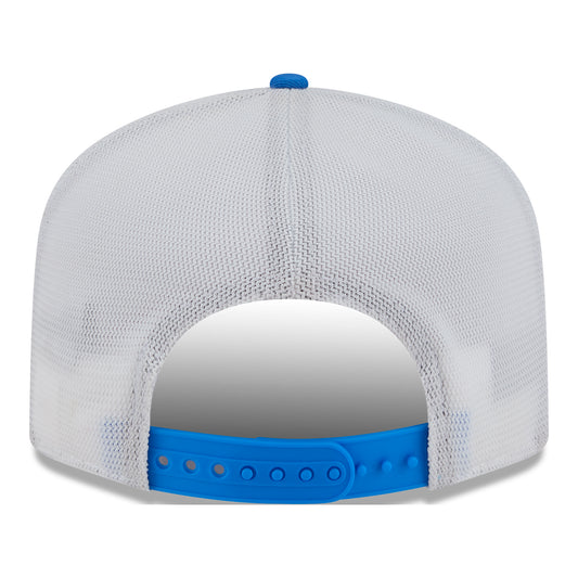 OKC THUNDER NEW ERA GOLFER PATCH SNAPBACK in Blue - Back View