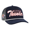 OKC THUNDER 47 BRAND CORDUROY HITCH MESHBACK in Navy - Front Right View