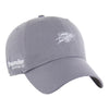 OKC THUNDER 47 BRAND CLEAN UP GREY FOUNDATION HAT in Grey - Front Right Angle