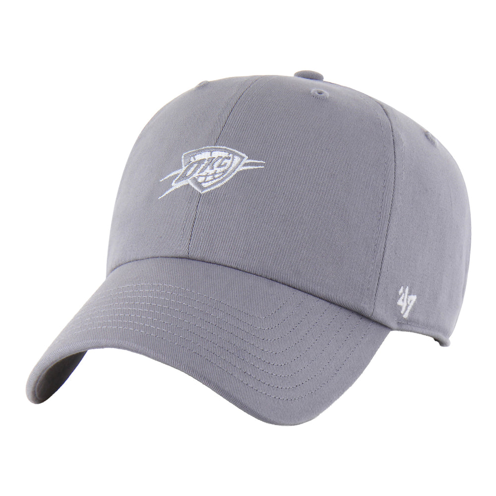 OKC THUNDER 47 BRAND CLEAN UP GREY FOUNDATION HAT