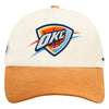 OKC THUNDER PRO STANDARD SUEDE PRO PINCH SNAPBACK in orange - Front View