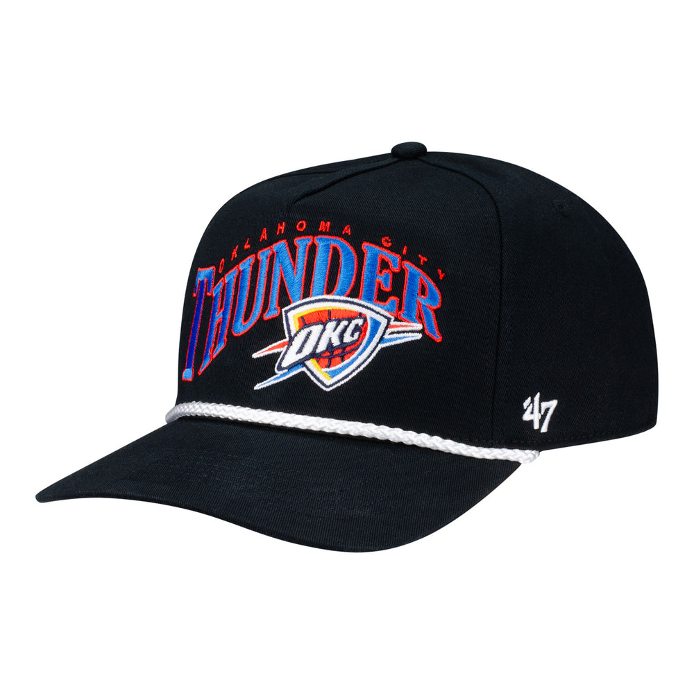 OKC THUNDER 47 BRAND CURVED WORDMARK ROPE HAT