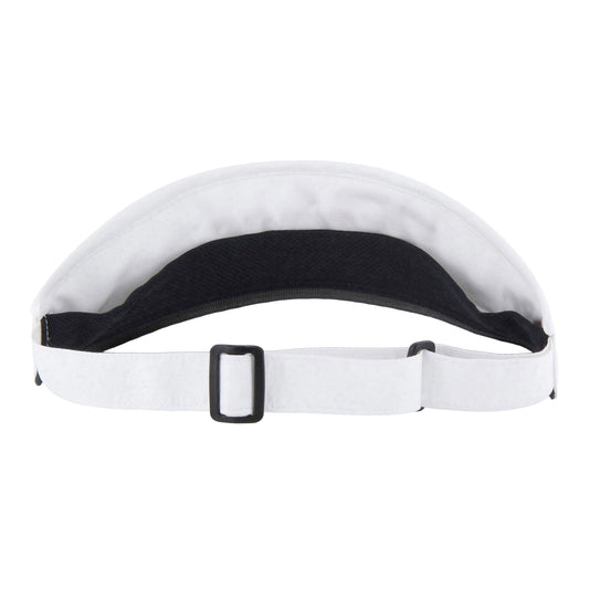 OKC Thunder 47 Brand Melbourne Script Visor in White - Back view