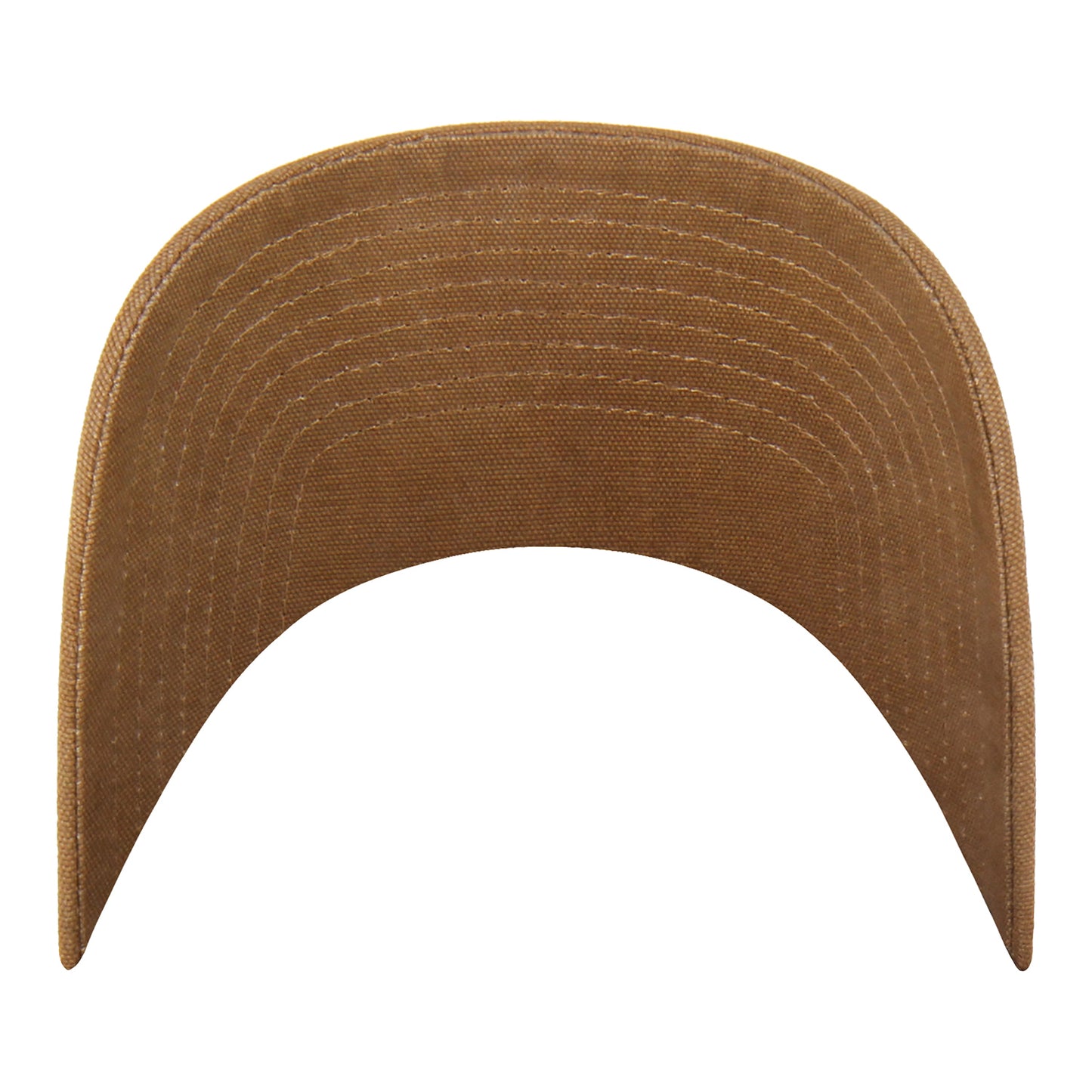 OKC Thunder 47 Brand x Carhartt Washed Clean Up Hat in Brown - Underbrim View