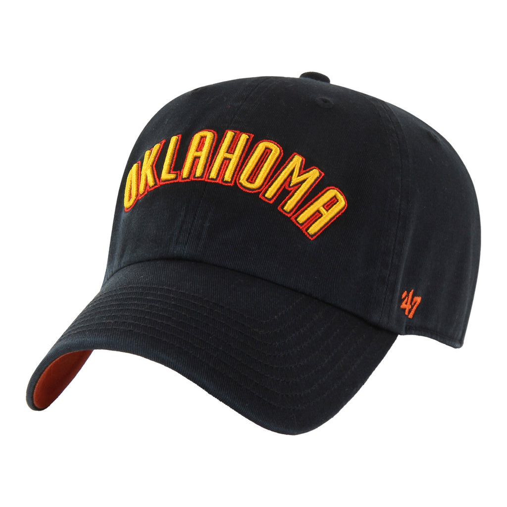 2024 25 OKLAHOMA CITY THUNDER 47 BRAND CITY EDITON CLEAN UP HAT Official OKC Thunder Shop