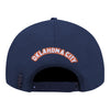 2025-26 CITY EDITION OKC THUNDER PRO STANDARD PRO PINCH SNAPBACK in Blue - Back View