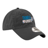 NEW ERA THUNDER 2024 PLAYOFF STACKED 920 ADJUSTABLE HAT IN GREY - FRONT RIGHT VIEW