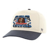 OKC Thunder 2025 NBA Championship Two-Tone Hitch Snapback in White - Front Left View