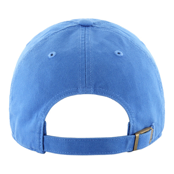 OKC Thunder 2025 NBA Championship Cleanup Adjustable Hat in Blue - Back View