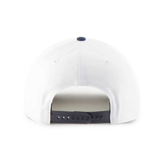OKC Thunder 47 Brand 2026 Playoffs Two Tone Hitch Snapback in White - Back view