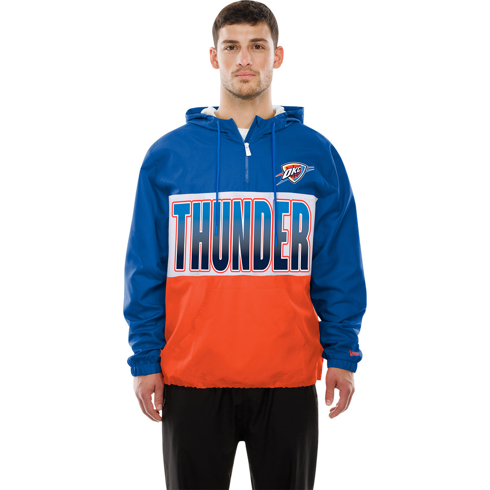 OKC THUNDER NEW ERA NYLON RIPSTOP JACKET
