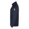 2025-26 CITY EDITION OKC THUNDER NIKE AUTHENTIC 1/4-ZIP JACKET in Blue - Side View