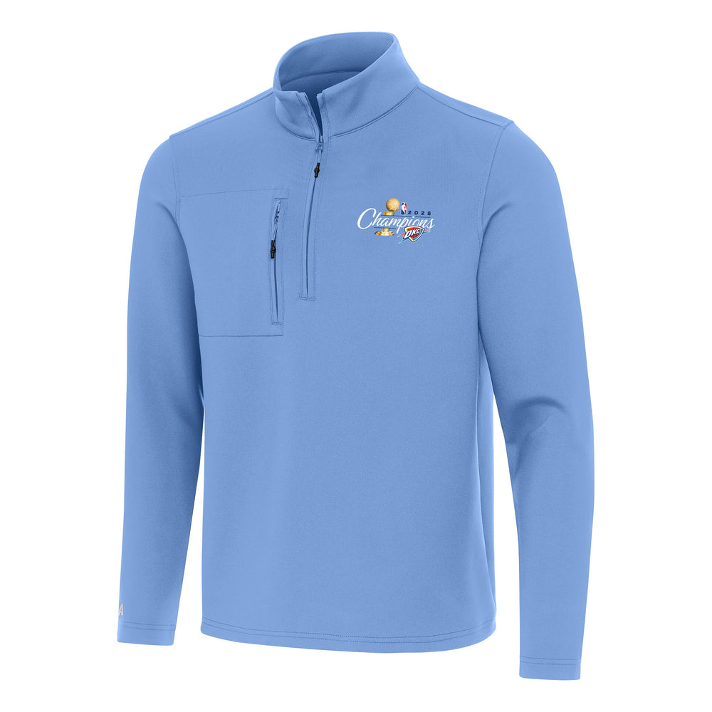 OKC THUNDER 2025 NBA CHAMPIONS ANTIGUA INSIDER QUARTER-ZIP