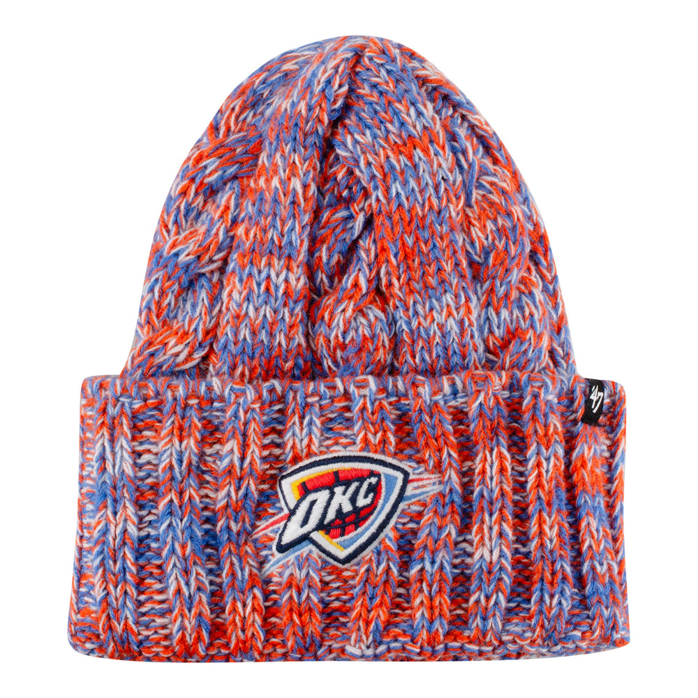 OKC THUNDER TRIO CUFF KNIT HAT