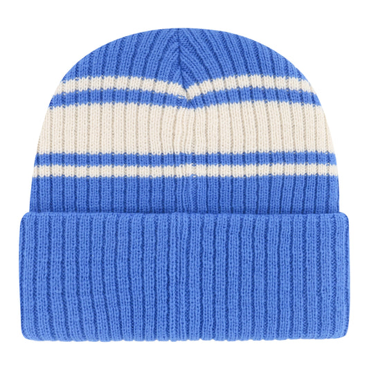 OKC THUNDER 47 BRAND HARBOR STRIPE CUFF KNIT in Blue - Back View