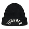 OKC THUNDER PRO STANDARD MODERN ORIGINALS KNIT in Black - Front View