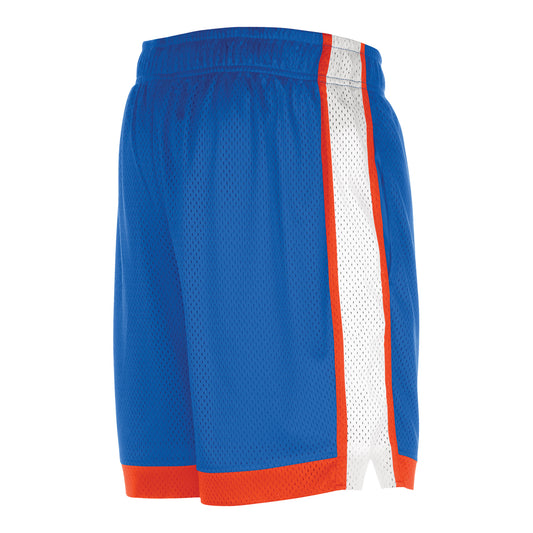 OKC Thunder New Era Mesh Shorts in BLue - Back view