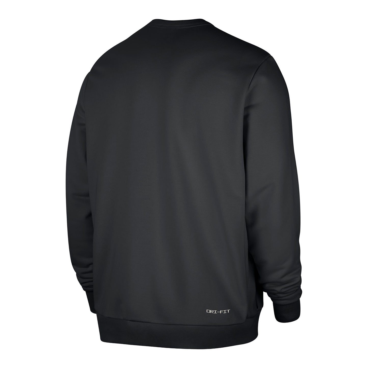 OKC Thunder Nike Travel Fleece Crewneck in Black - Back View