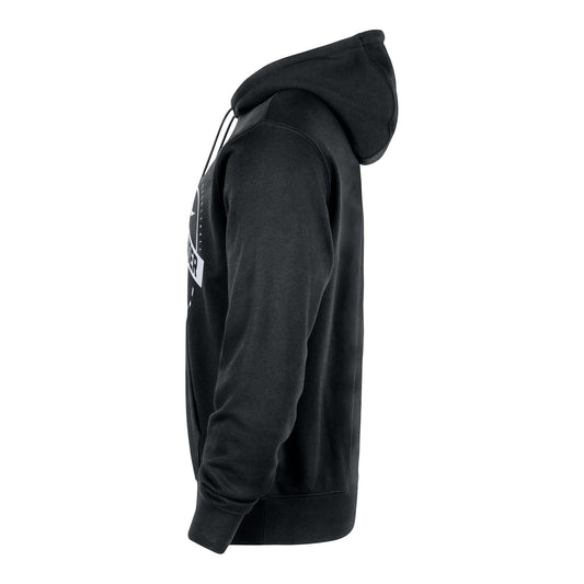 OKC Thunder Nike Practice Pullover Hoodie in Black - Side View