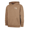 OKC THUNDER 47 BRAND FOUNDATION TRIPLE-DOUBLE HOODIE in Brown - Front View