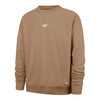 OKC THUNDER 47 BRAND FOUNDATION OFFSIDE CREWNECK in Brown - Front View