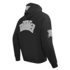 OKC Thunder Pro Standard Tonal Terry Cloth Hoodie in Black -  Back View